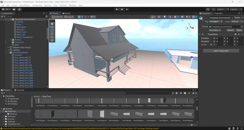 House Model in Unity
