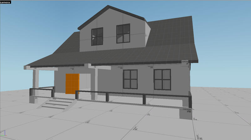 Model House in the Hammer Editor
